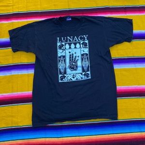 Vintage Lunacy Graphic Single Shirt Short Sleeve T Shirt